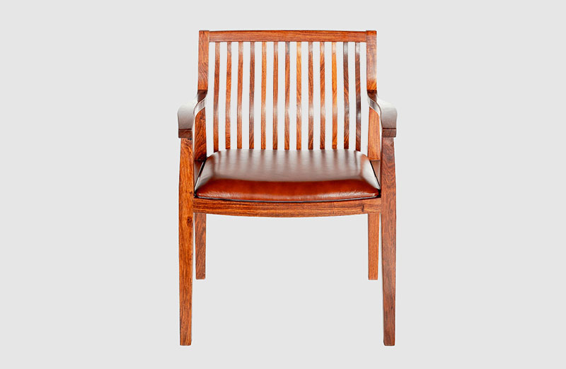 儋州中式实木大方椅家具效果图