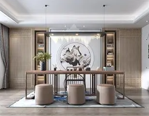 儋州新中式风格茶室如何规划设计